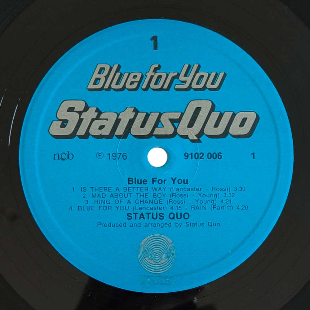 Status Quo - Blue For You (LP)