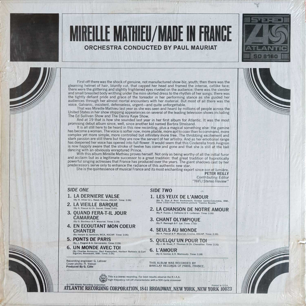 Mireille Mathieu - Made In France (LP)