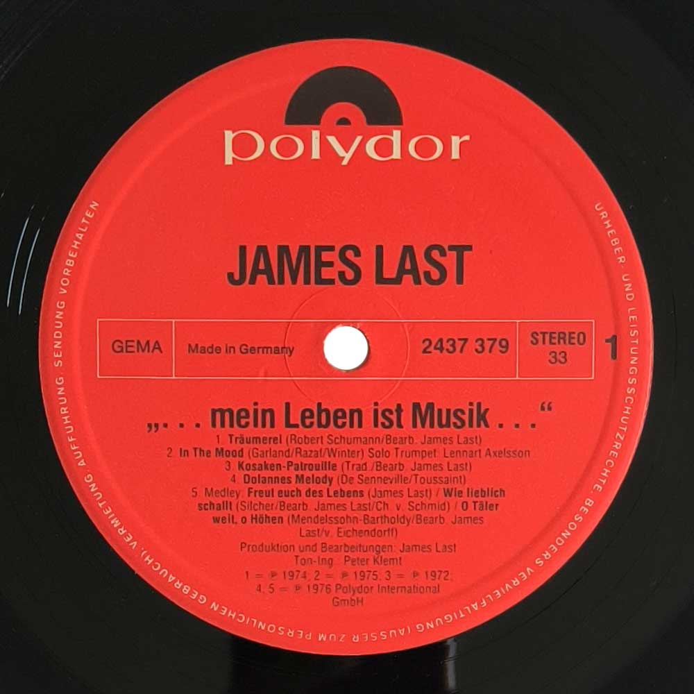 James Last - ...Mein Leben Ist Musik... (LP)