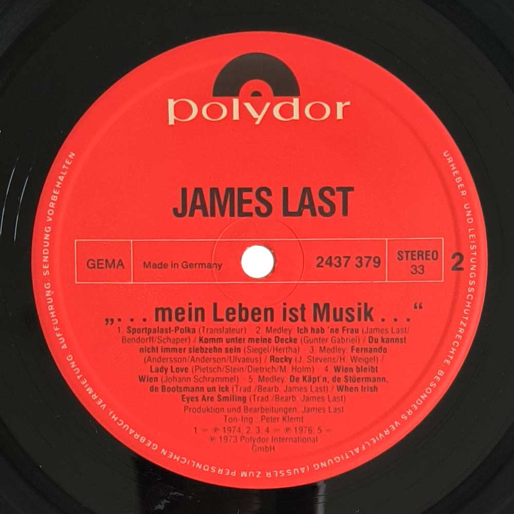 James Last - ...Mein Leben Ist Musik... (LP)