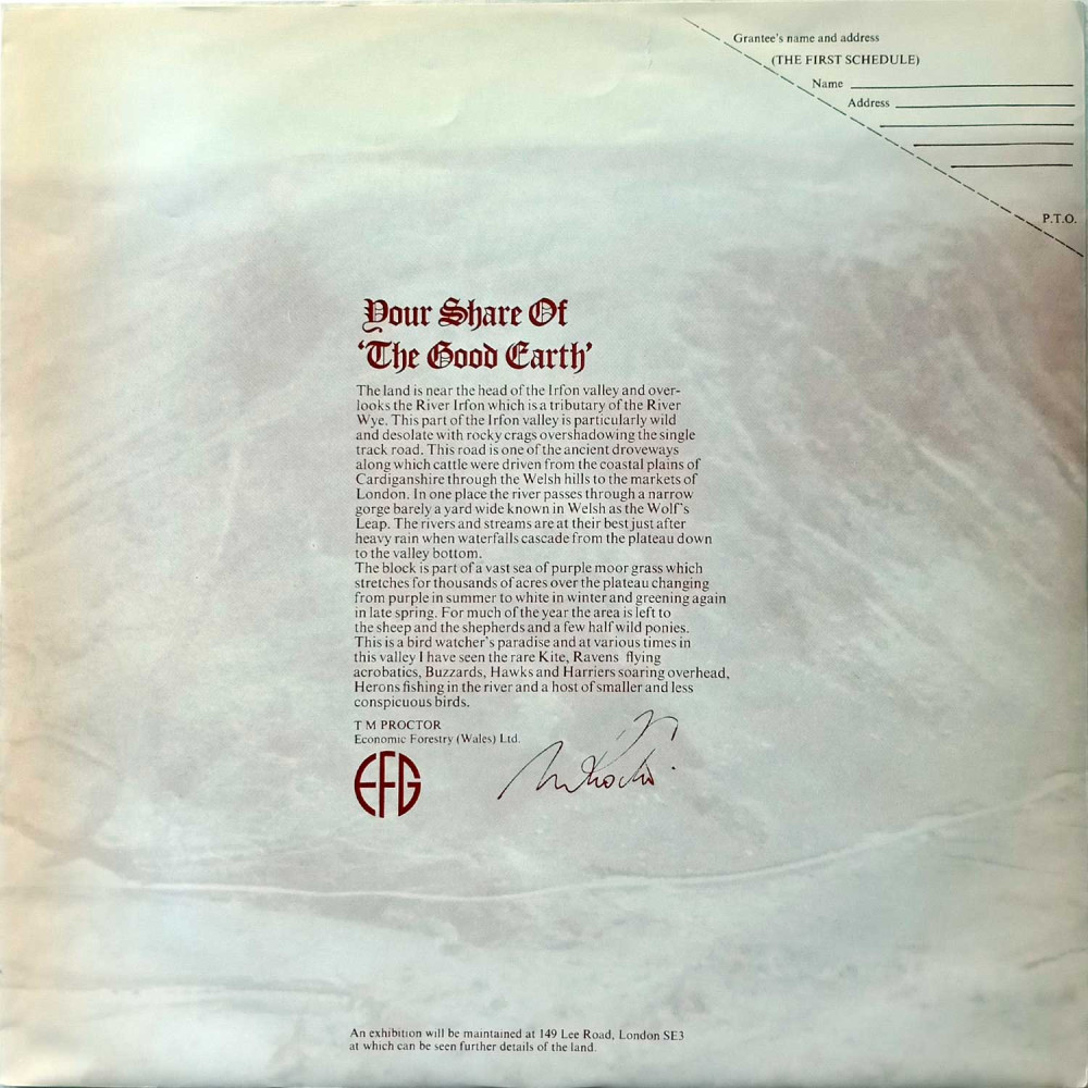 Manfred Mann's Earth Band – The Good Earth (LP)