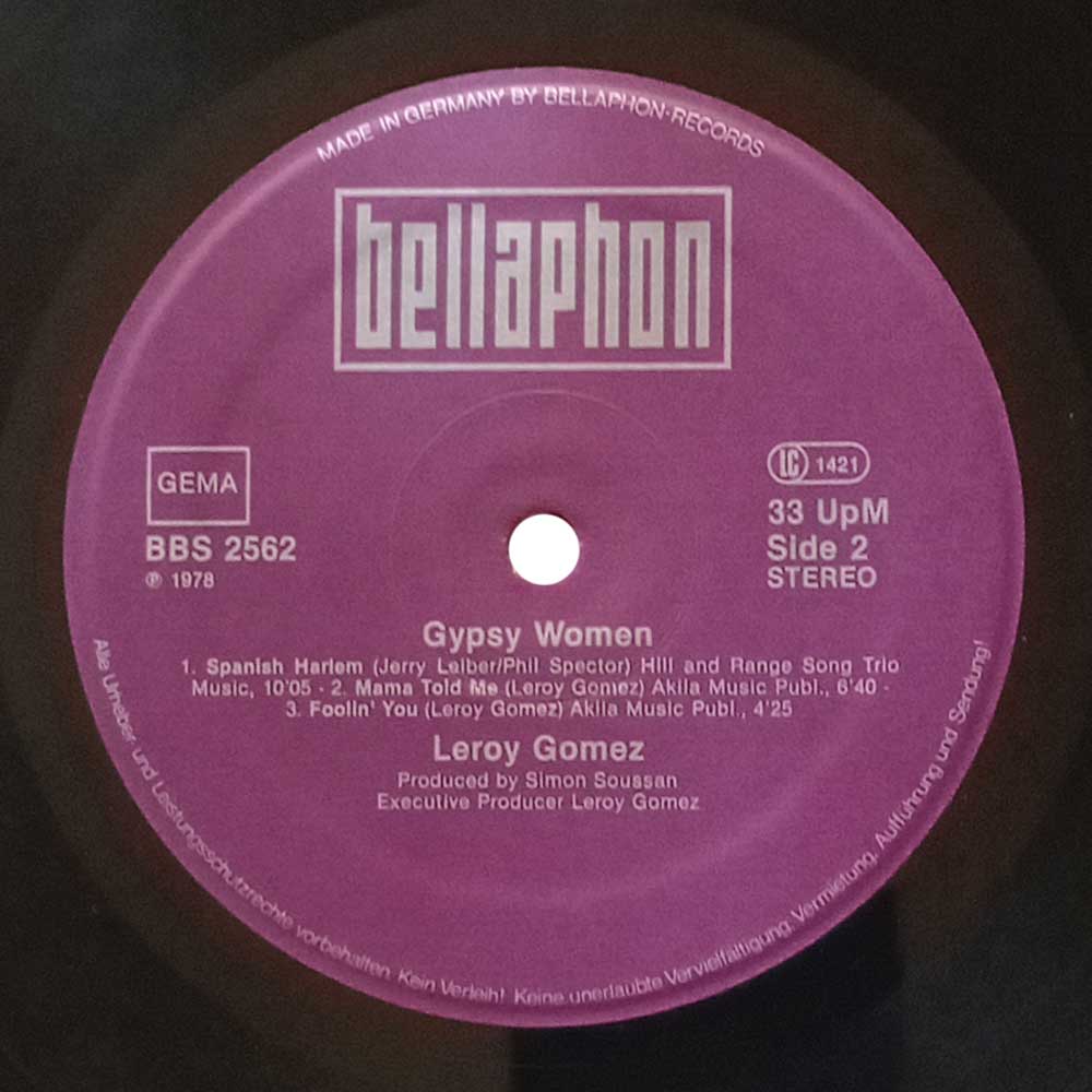 Leroy Gomez – Gypsy Woman (LP)