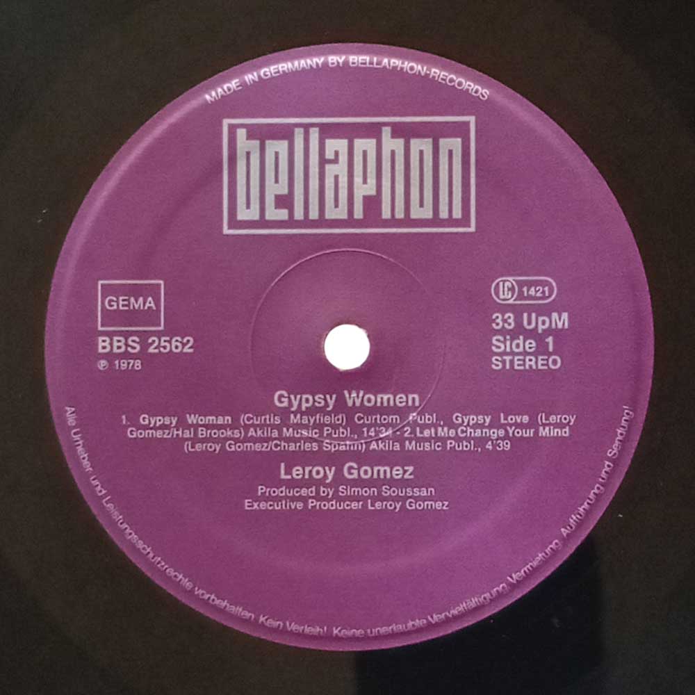Leroy Gomez – Gypsy Woman (LP)
