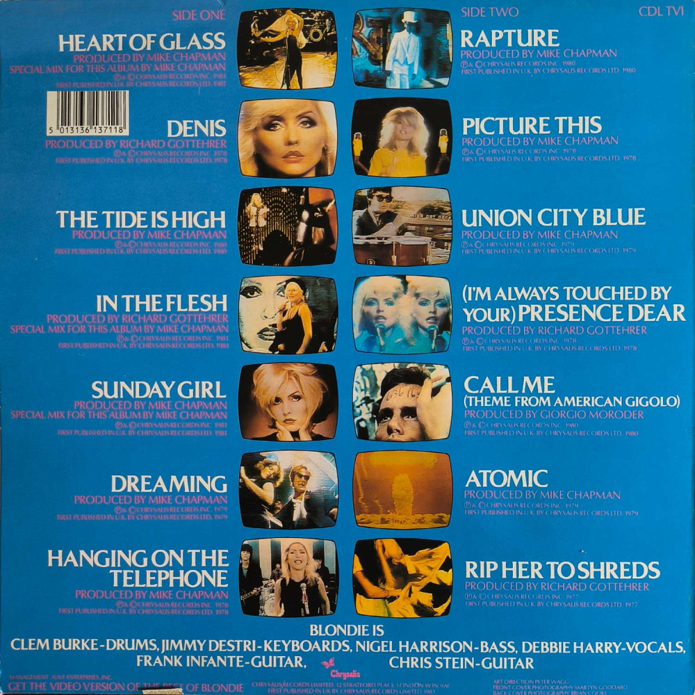 Blondie ‎– The Best Of Blondie (LP)