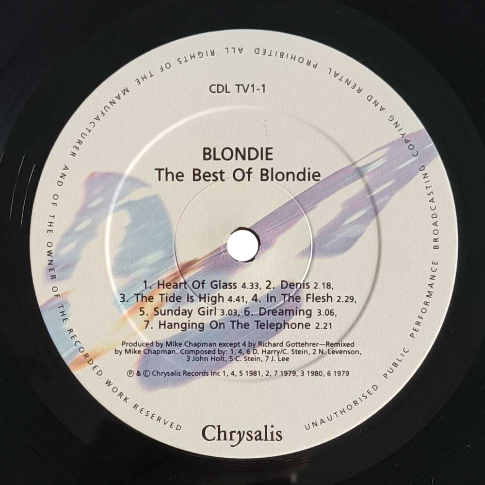 Blondie ‎– The Best Of Blondie (LP)