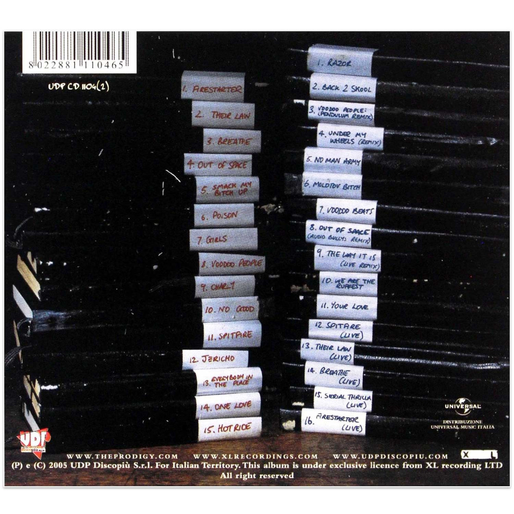 The Prodigy – Their Law - The Singles 1990-2005 (2 CD)