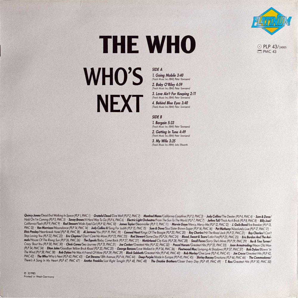 The Who - Who's Next (LP)