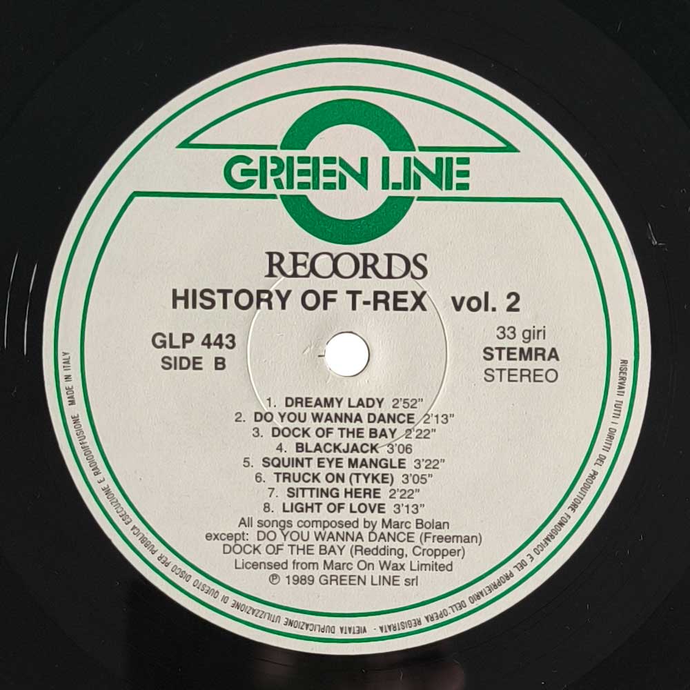 T. Rex - History Of T-Rex - The Singles Collection 1968-77 - Volume 2 (LP)