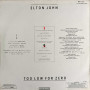 Elton John ‎– Too Low For Zero (LP)