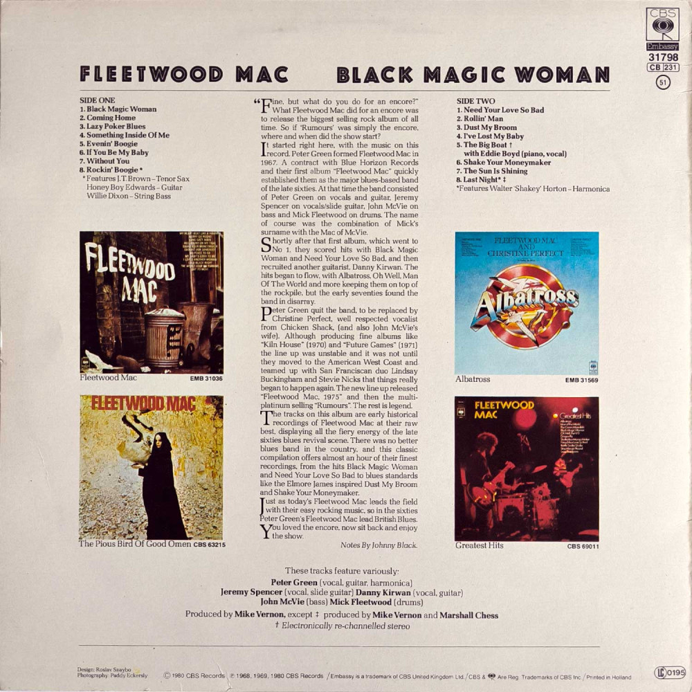 Fleetwood Mac - Black Magic Woman (LP)