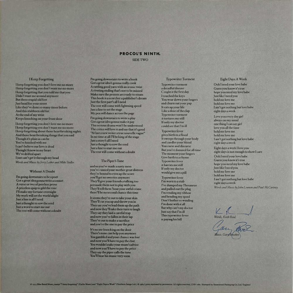 Procol Harum - Procol's Ninth (LP)