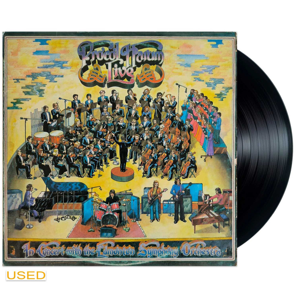 Procol Harum In Concert With The Edmonton Symphony Orchestra ‎– Live (LP)