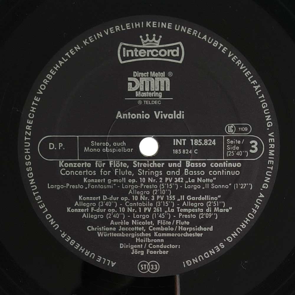 Antonio Vivaldi – Die Vier Jahreszeiten / Flötenkonzerte / Concerti Für Streichorchester L'estro Armonico (5 LP)