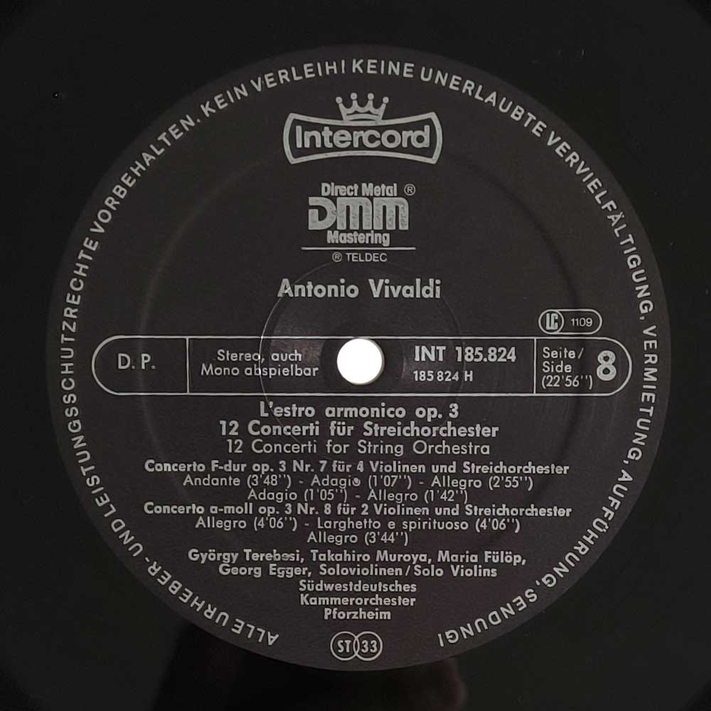 Antonio Vivaldi – Die Vier Jahreszeiten / Flötenkonzerte / Concerti Für Streichorchester L'estro Armonico (5 LP)