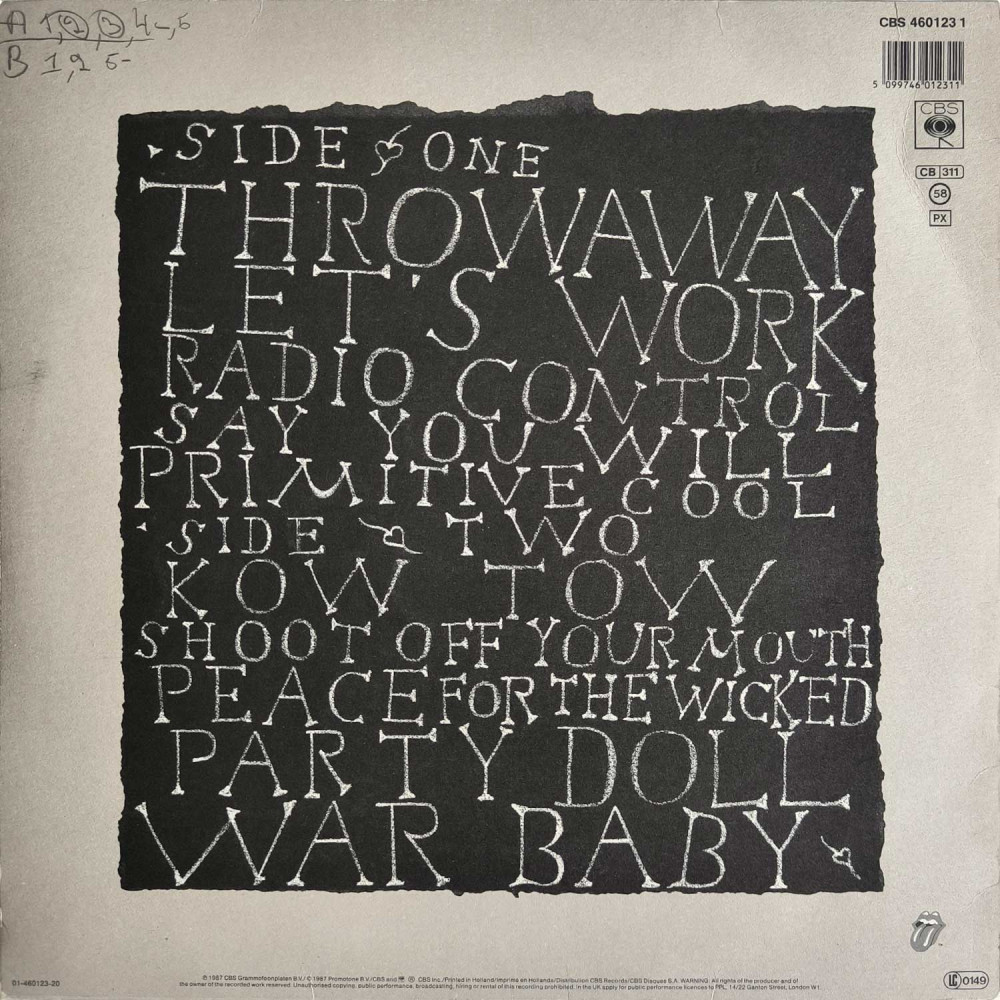 Mick Jagger - Primitive Cool (LP)