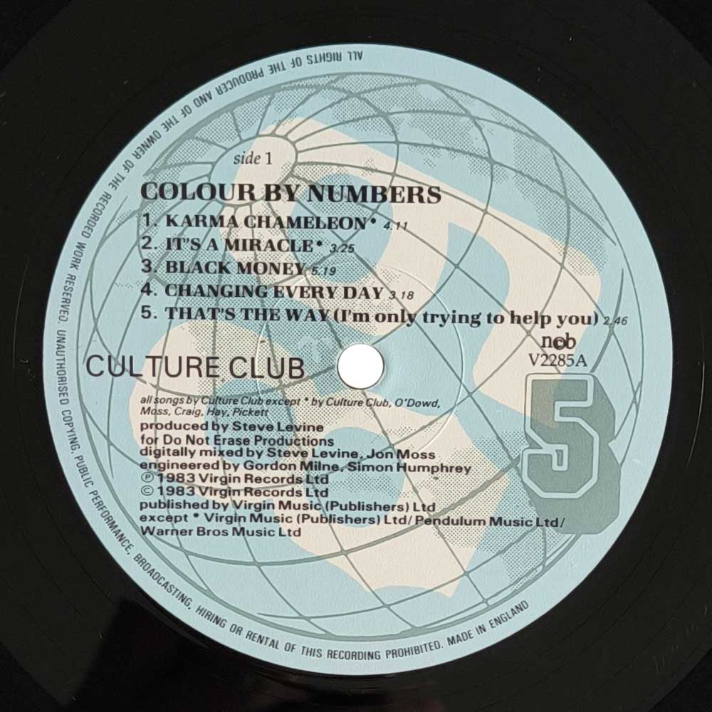 Culture Club - Colour By Numbers (LP)