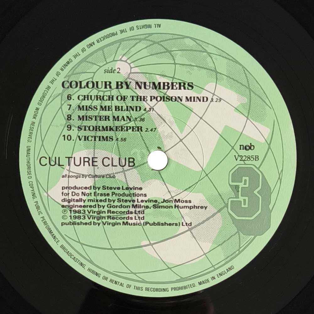 Culture Club - Colour By Numbers (LP)