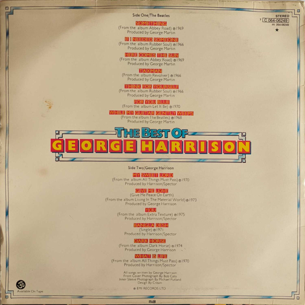George Harrison – The Best Of George Harrison (LP)