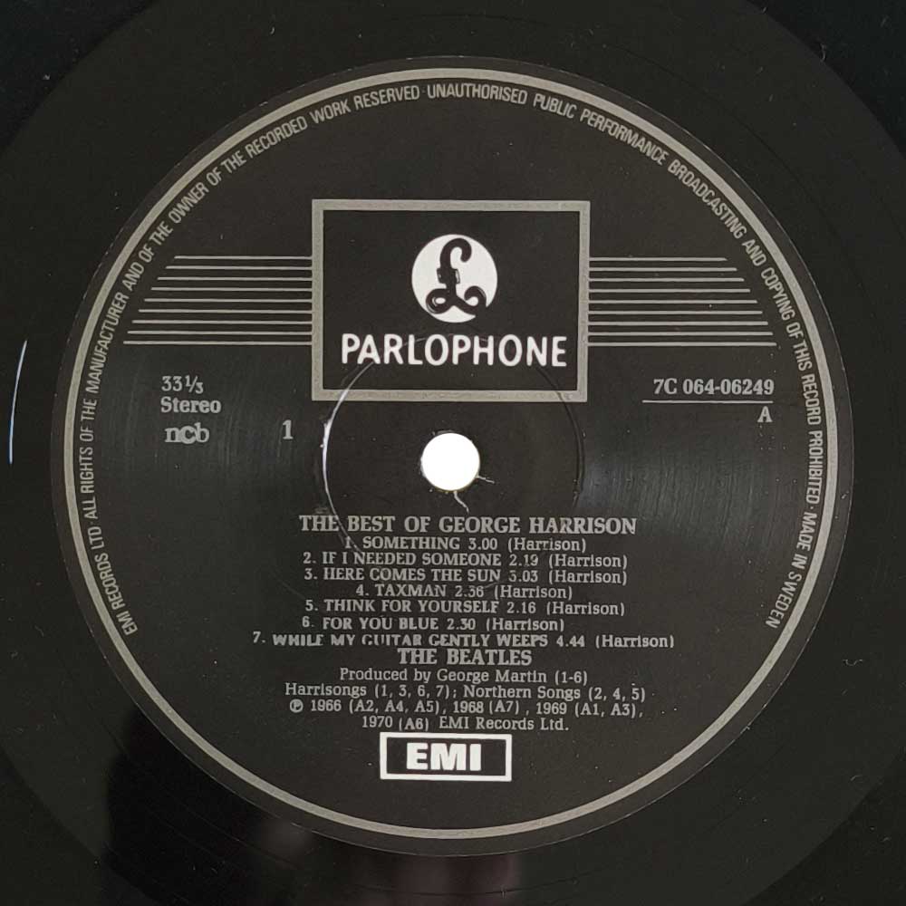 George Harrison – The Best Of George Harrison (LP)