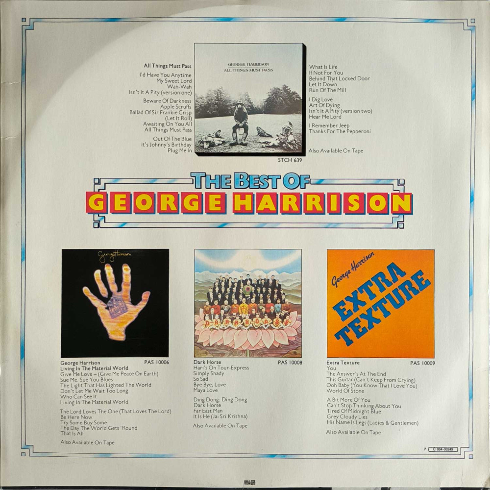 George Harrison – The Best Of George Harrison (LP)