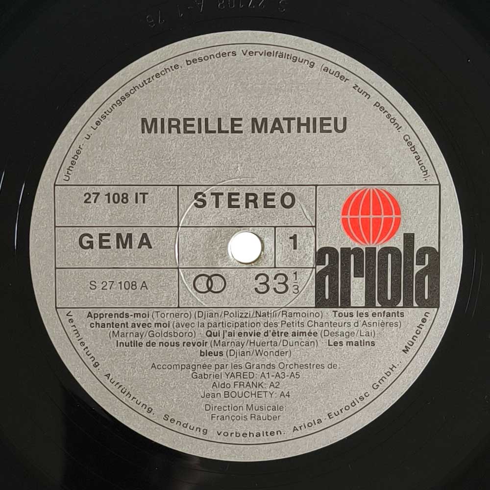 Mireille Mathieu – Mireille Mathieu (LP)