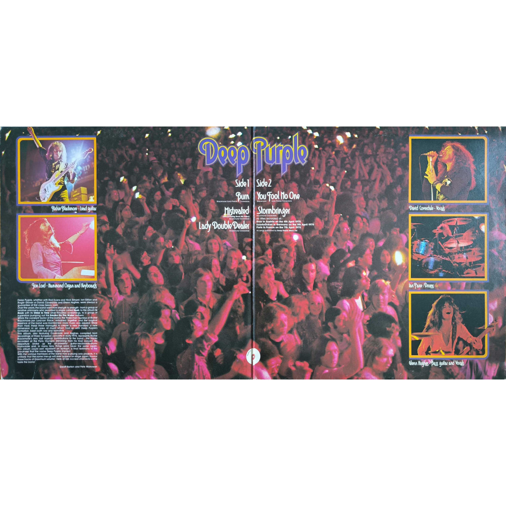Deep Purple ‎– Made In Europe (LP)