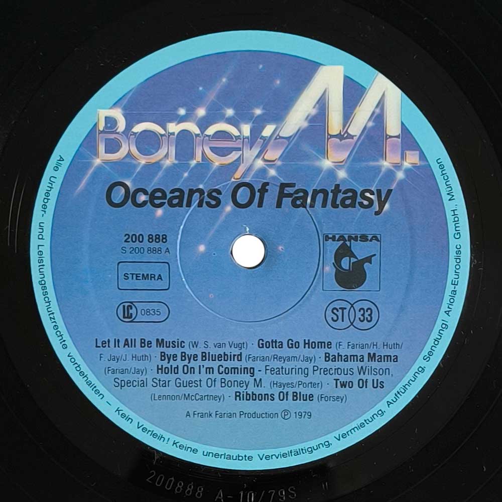 Boney M. - Oceans Of Fantasy (LP)