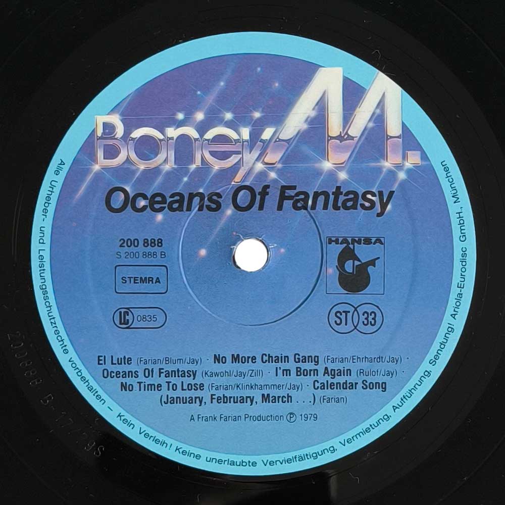 Boney M. - Oceans Of Fantasy (LP)