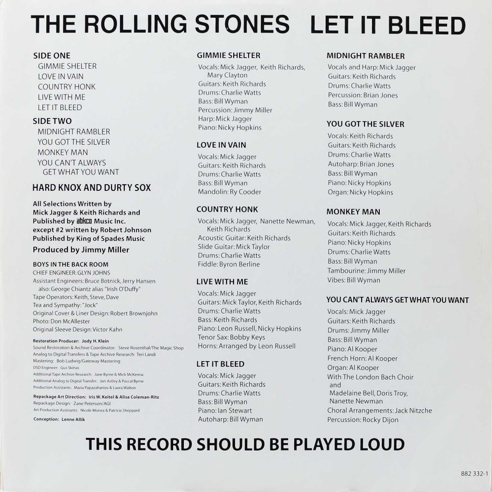 The Rolling Stones - Let It Bleed (LP)