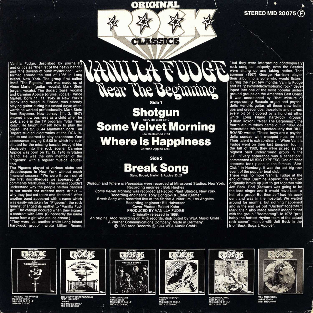 Vanilla Fudge - Near The Beginning (LP)