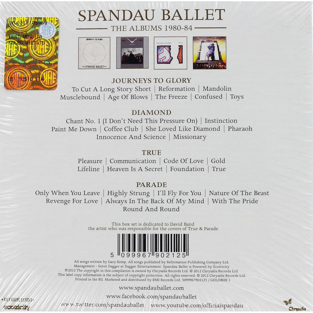 Spandau Ballet - The Albums 1980-84 (4 CD)
