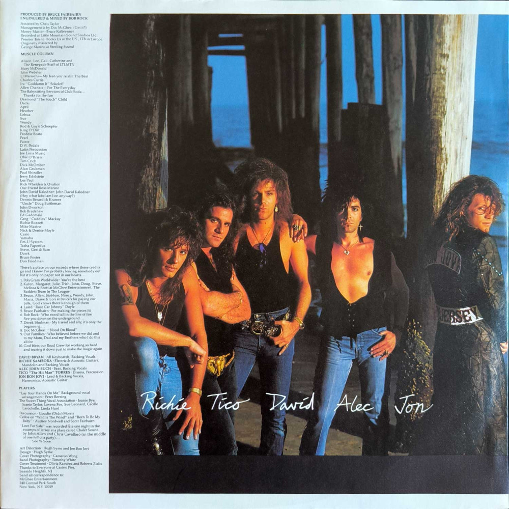 Bon Jovi - New Jersey (1St press) (LP)