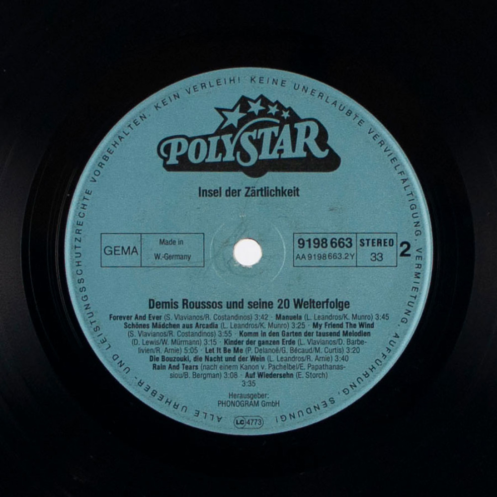 Demis Roussos - Insel Der Zartlichkeit (LP)