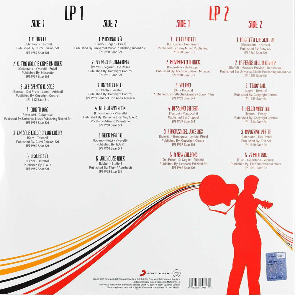 Adriano Celentano - Il Ribelle Rock (1958-1964) (2LP)