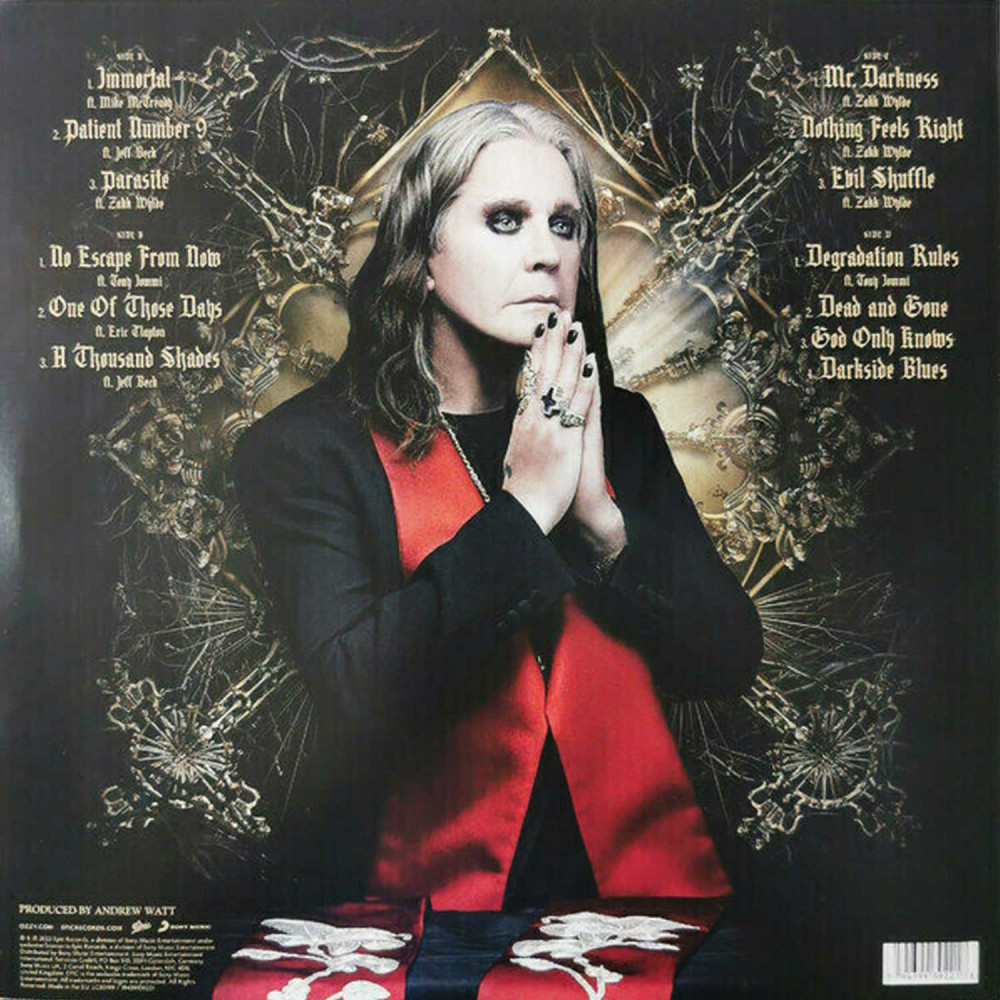 Ozzy Osbourne - Patient Number 9 | Limited Edition Coloured Vinyl (2LP)