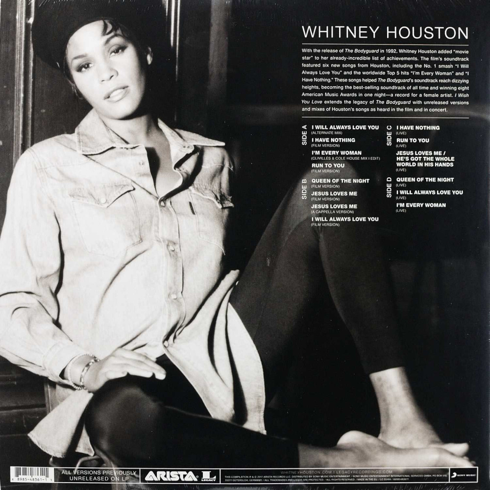 Whitney Houston - I Wish You Love: More From The Bodygard (2LP)
