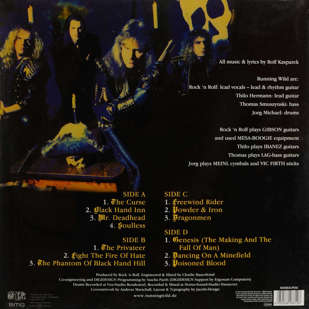 Running Wild - Black Hand Inn (2LP)
