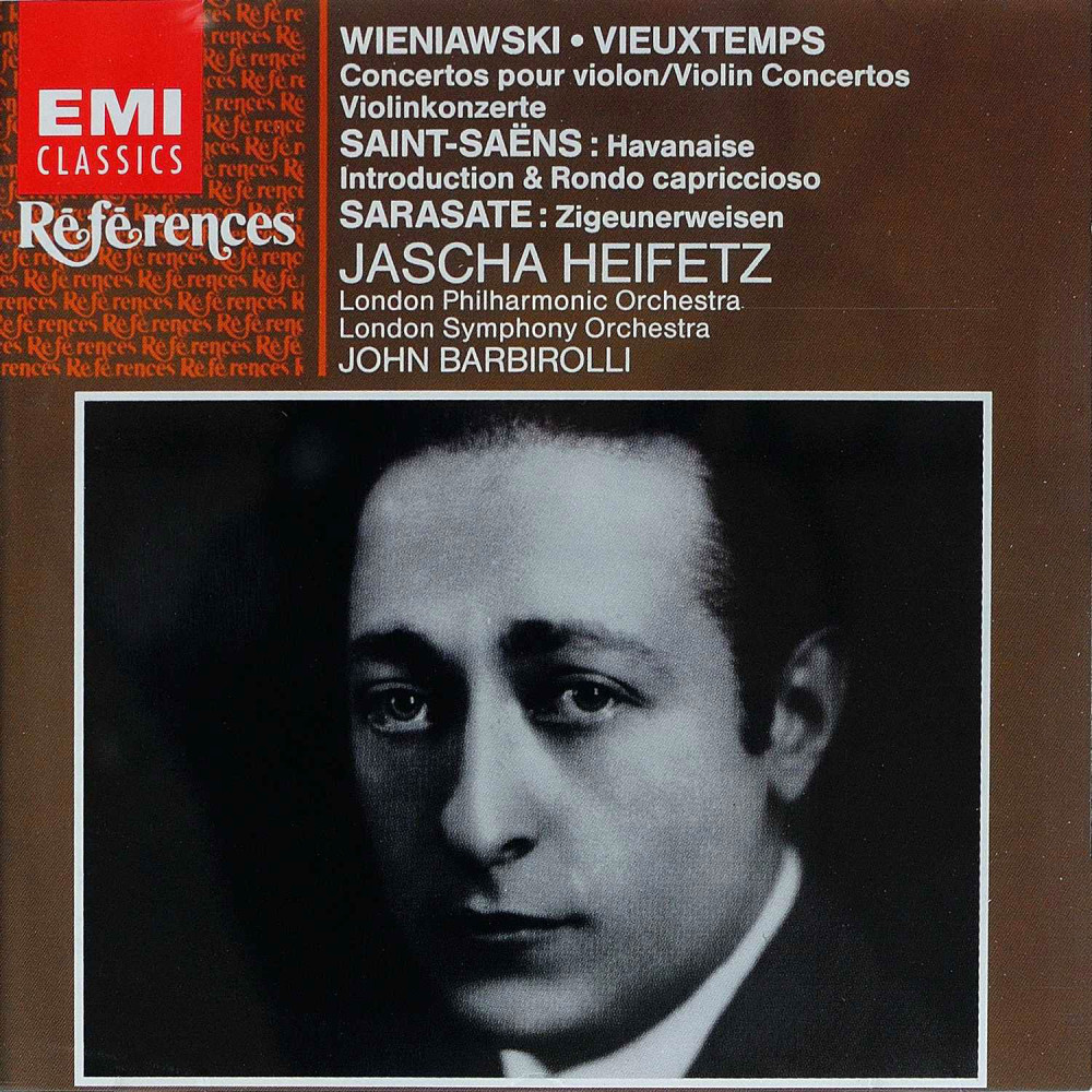 Heifetz Performs Wieniawski, Vieuxtemps - Saint-Saëns & Sarasate (CD)