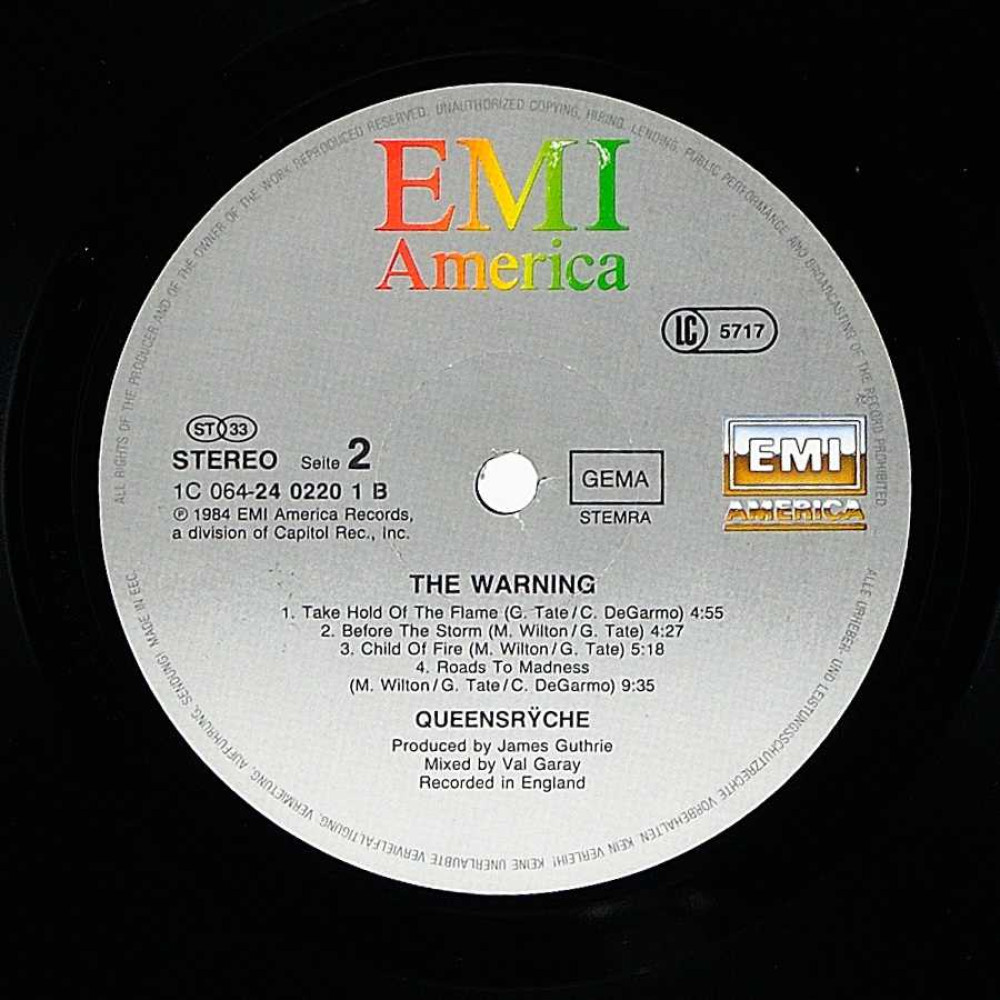 Queensryche - The Warning (1St Press) (LP)