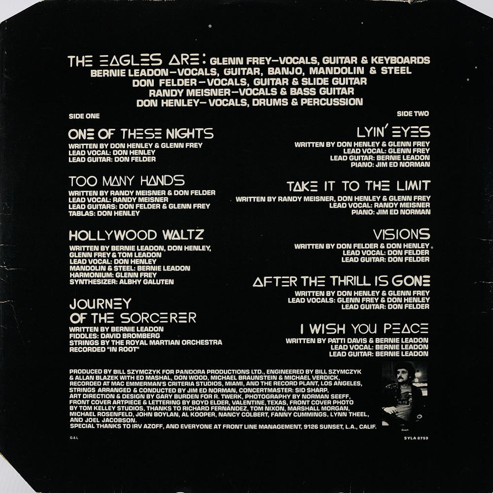 Eagles - One Of This These Nights (1St Press) (LP)