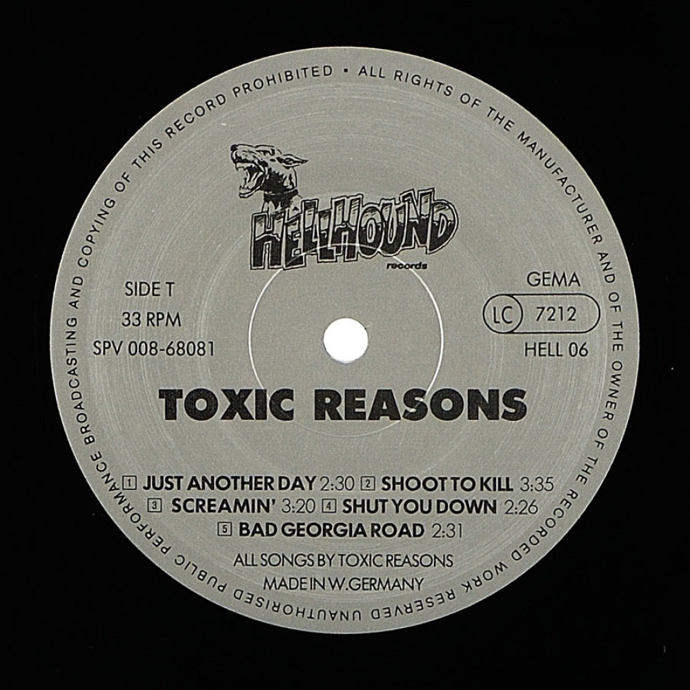 Toxic Reasons - Anything For Money (LP)
