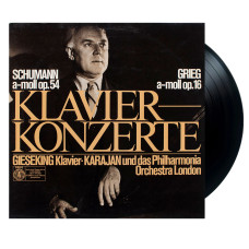 Schumann | Grieg, Klavierkonzerte Fur Klavier Und Orchester (Walter Gieseking, Klavier, Philharmonia Orchestra London, Herbert Von Karajan) (LP)