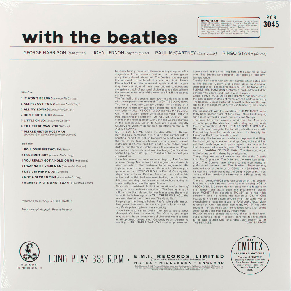 The Beatles - With The Beatles (LP)