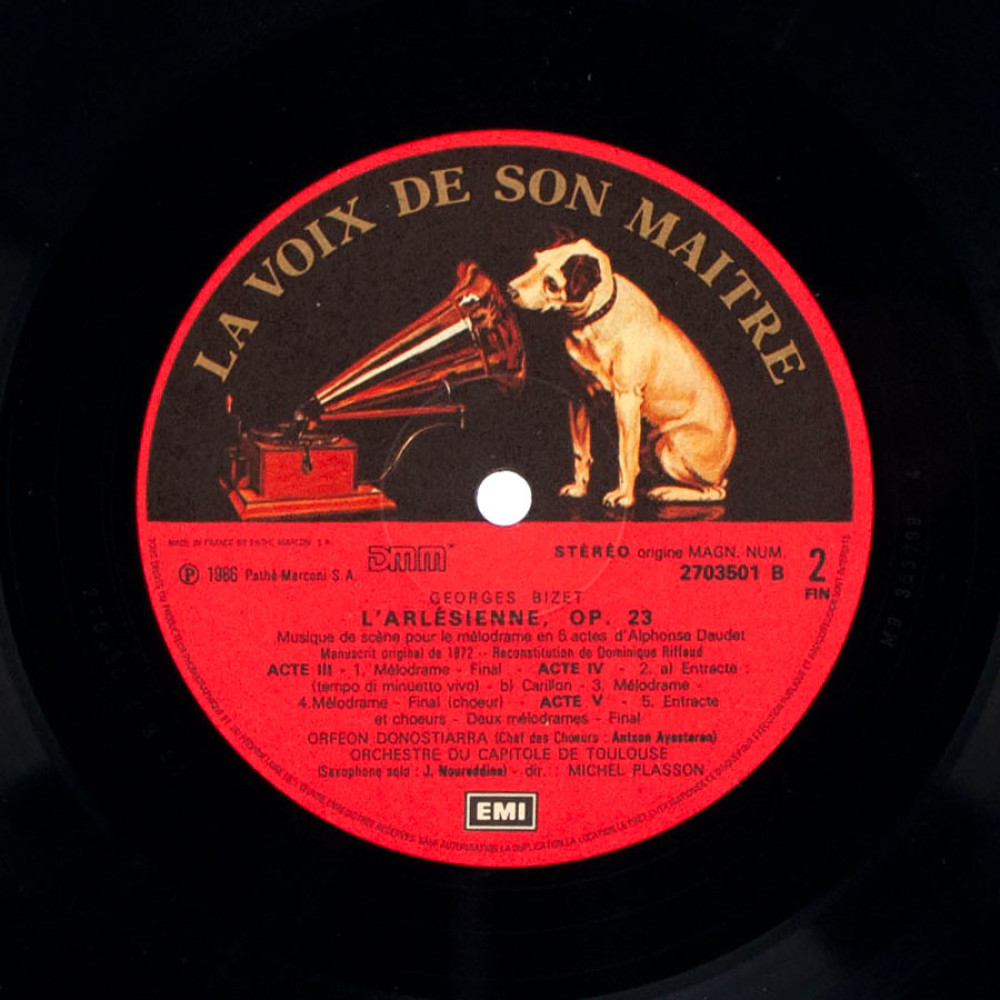 Georges Bizet, Michel Plasson – L'Arlésienne Musique de Scène Intégrale (LP)