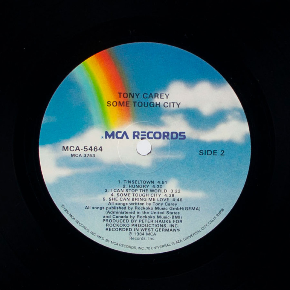 Tony Carey - Some Tough City (LP)