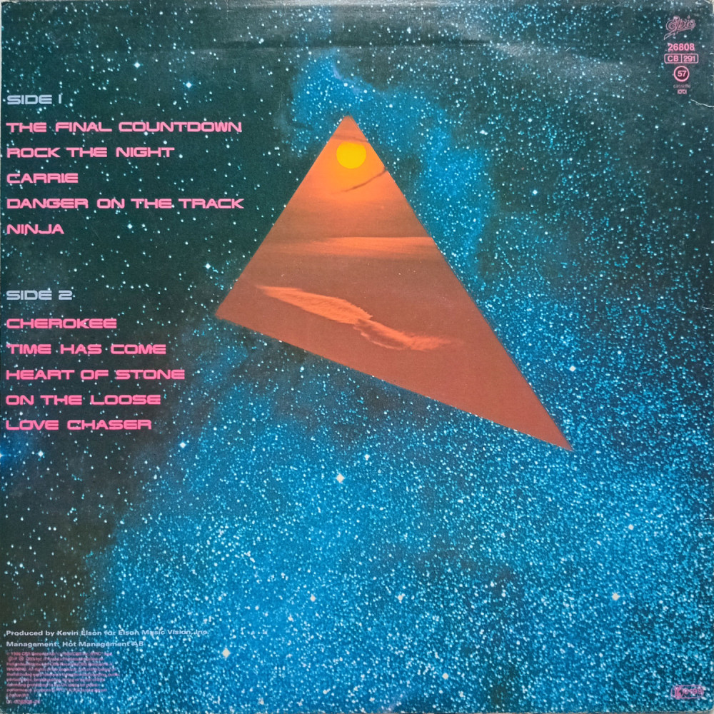 Europe - The Final Countdown (1st press) (LP)