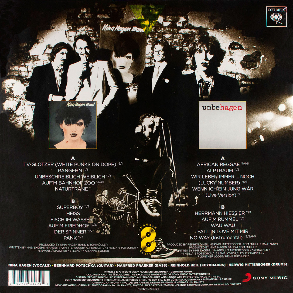 Nina Hagen Band - Nina Hagen Band / Unbehagen (2 LP)