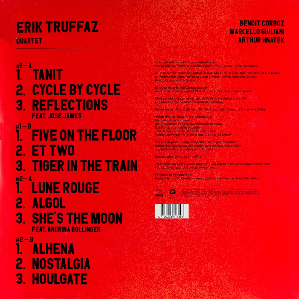 Erik Truffaz Quartet - Lune Rouge (2 LP)