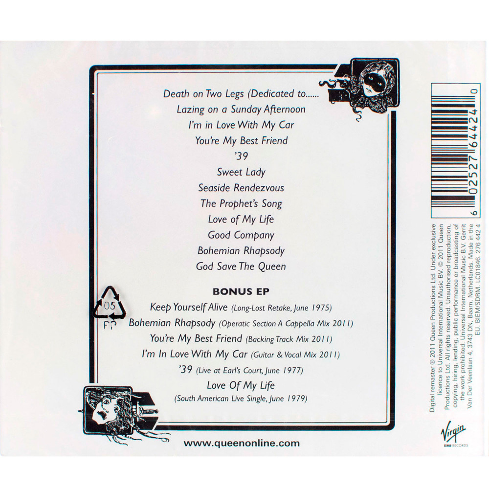 Queen, A Night At The Opera | Deluxe Edition (2 CD)