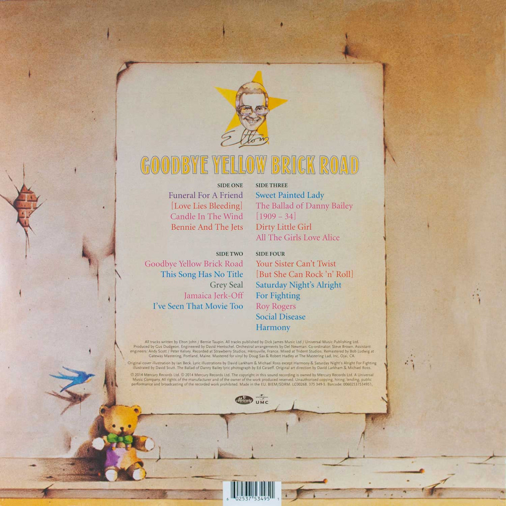 Elton John - Goodbye Yellow Brick Road (2LP)